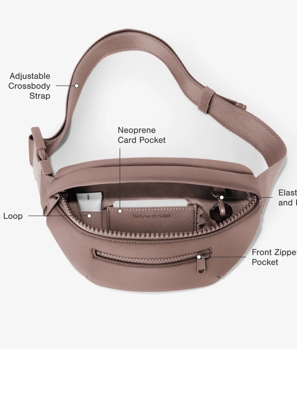 Dagne Dover Pink Ace Sling Bag - Picture 14 of 16